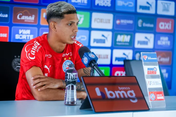 Erick Pulga em entrevista coletiva