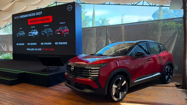Novos Nissan Kicks 2027