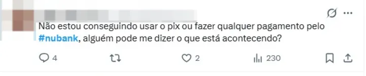 Publicação do X