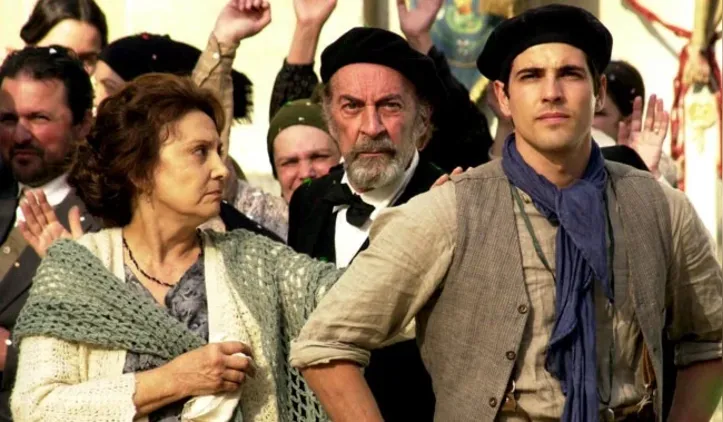Personagens protestam na novela Esperança