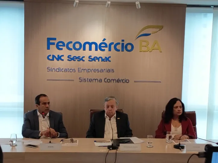 Bruno Reis em evento na Fecomércio