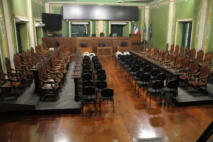 Atual plénário da Câmara Municipal de Salvador