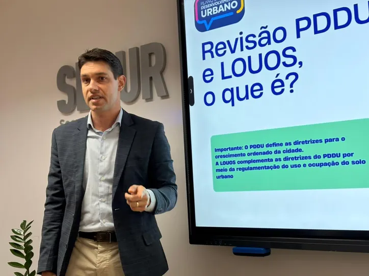 O diretor de Desenvolvimento Urbano da Sedur, Daniel Gallo