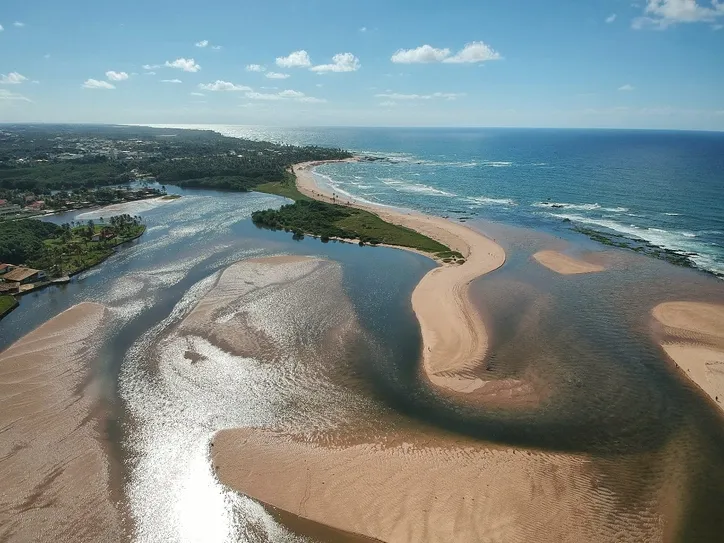 Rio Joanes, na Região de Catu de Abrantes