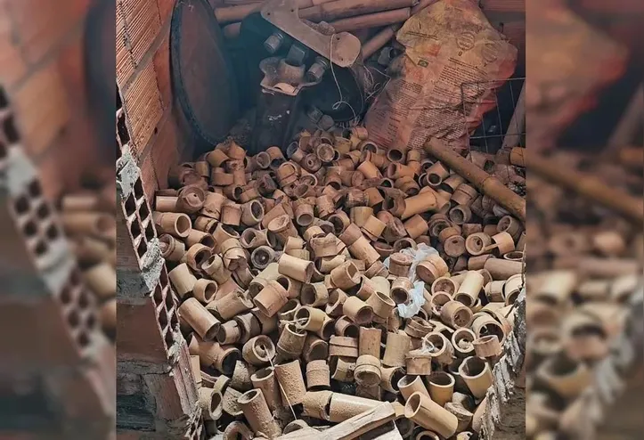 Material apreendido foi encaminhado para unidade policial