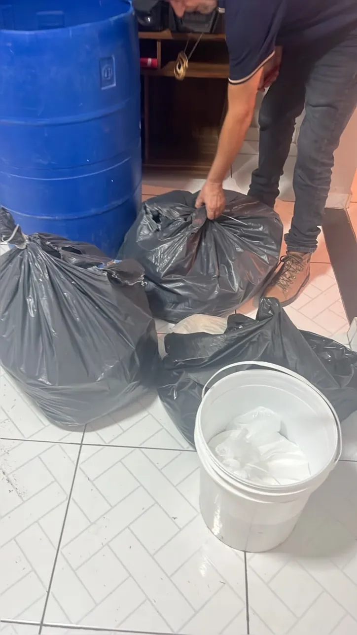 Material apreendido foi encaminhado para perícia