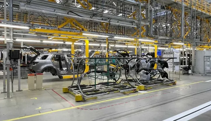 Fábrica da Land Rover em Itatiaia