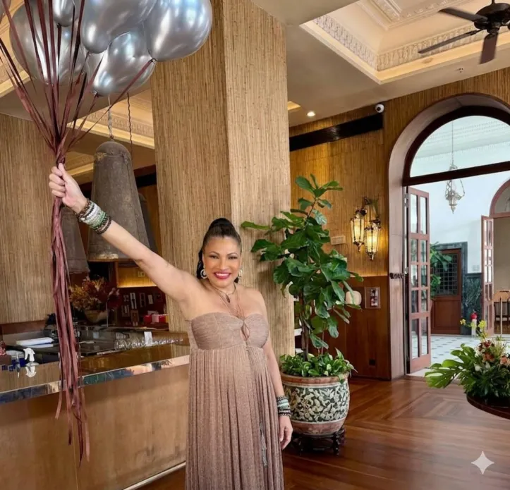 A alegria contagiante de Marta Góes no seu dia