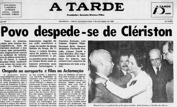 Edição de A Tarde trouxe comoção com despedida de Clériston