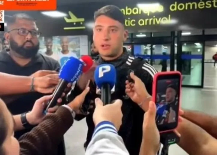 Alejo Veliz no Aeroporto Internacional de Salvador