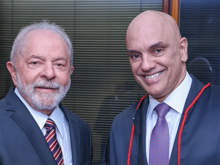 Presidente Lula e ministro Alexandre de Moraes