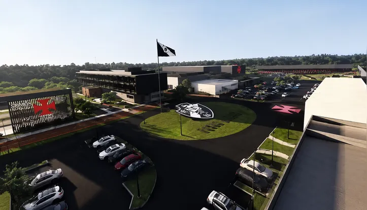 Projeção do futuro CT do Vasco