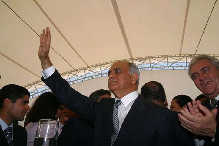 Paulo Souto em posse como governador em 2003