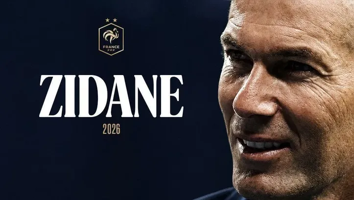 Anúncio de Zinédine Zidane na Seleção Francesa