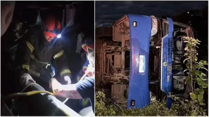 Bombeiros receberam ocorrência às 3h24 desta segunda-feira,15