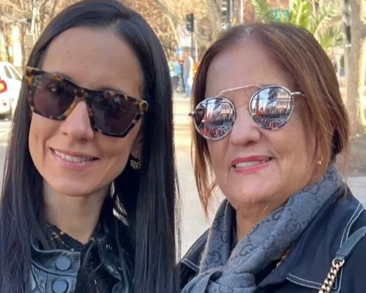 A aniversariante de hoje, Marianna, e a de amanhã, Tânia Andrade