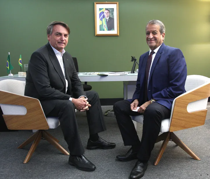 Jair Bolsonaro e Valdemar Costa Neto