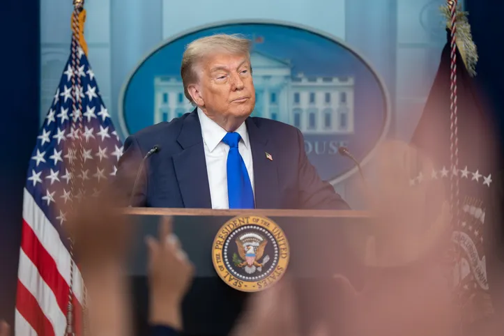 O presidente dos Estados Unidos, Donald Trump