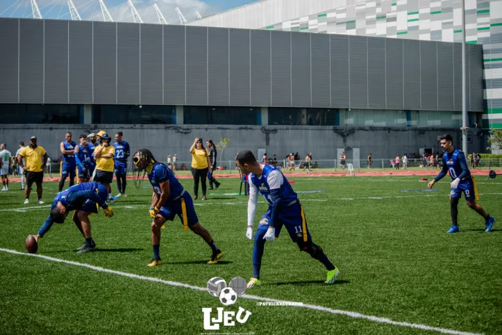 Cavalaria 2 de Julho jogando Flag Football em Fortaleza