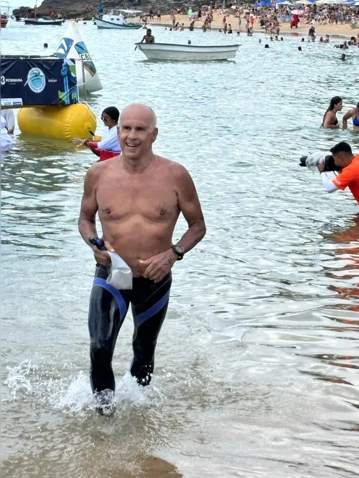 Nadador Renato Barros, homenageado de 2026