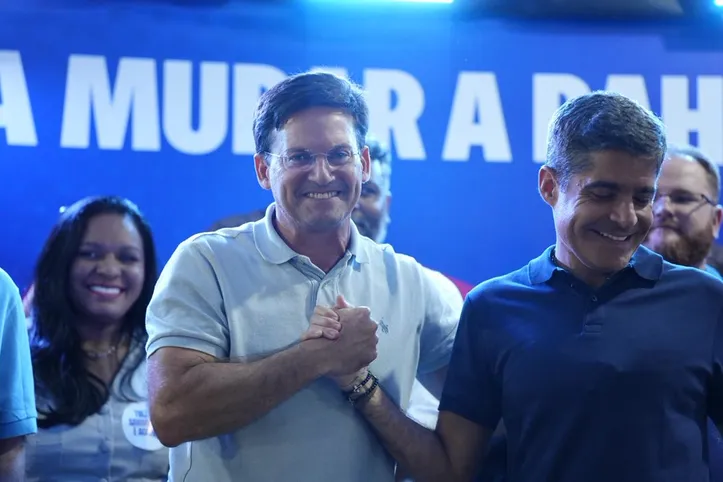 João Roma e ACM Neto