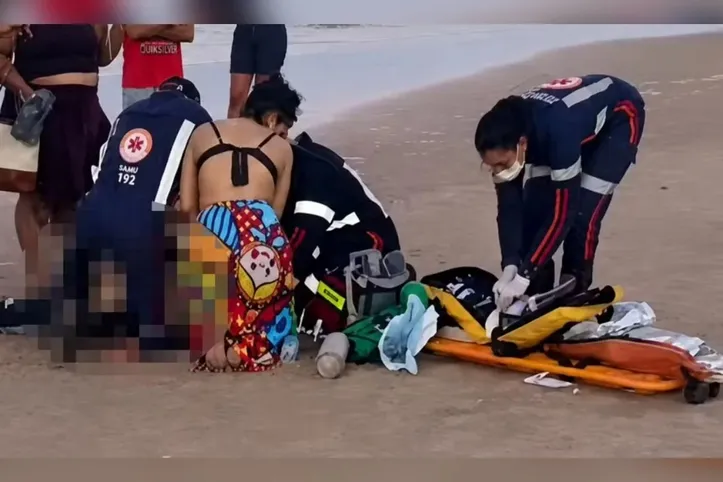 Turista morre afogado após salvar filho