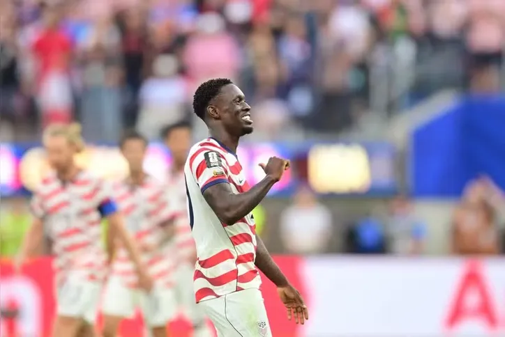 Balogun quebrando recorde dos Estados Unidos