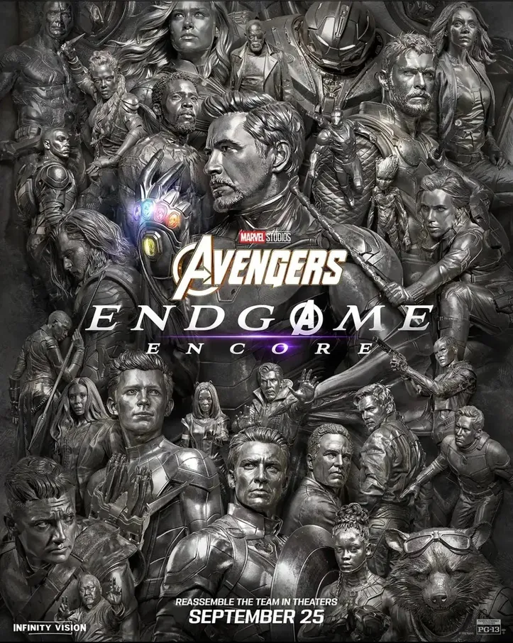 ‘Vingadores: Ultimato Encore’ chegará aos cinemas em 24 de setembro.