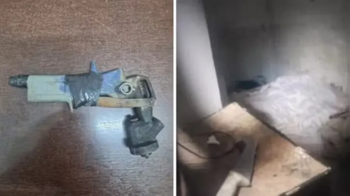 Itens apreendidos durante a prisão