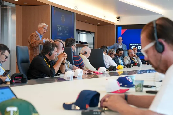 Fábio Mota em reunião nos Estados Unidos