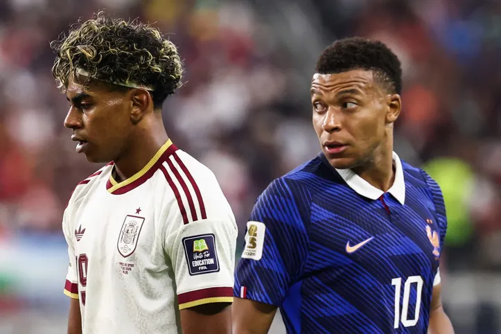 Yamal e Mbappé na Copa