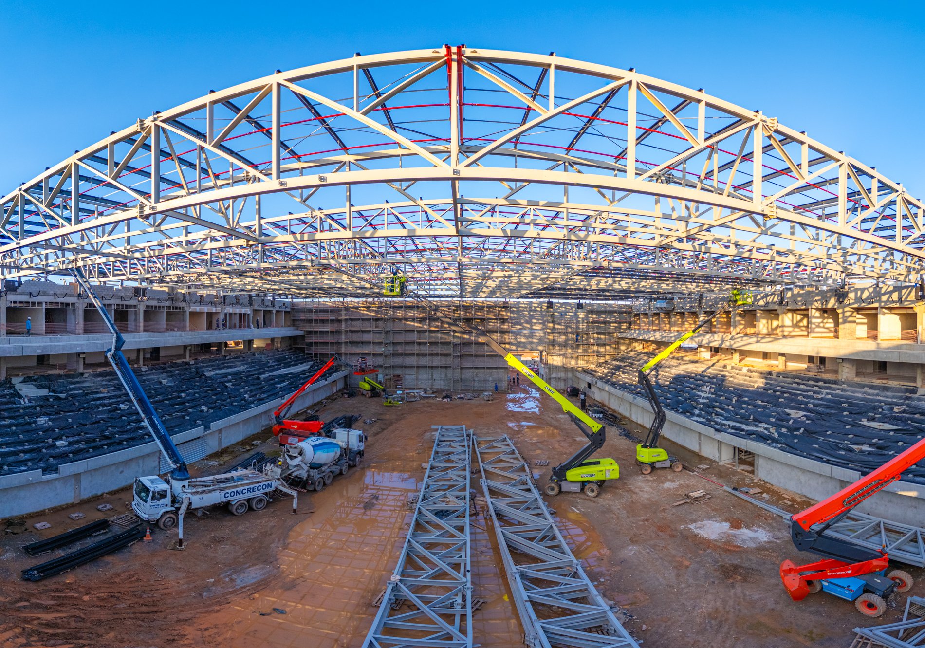 Construção da Arena Multiuso