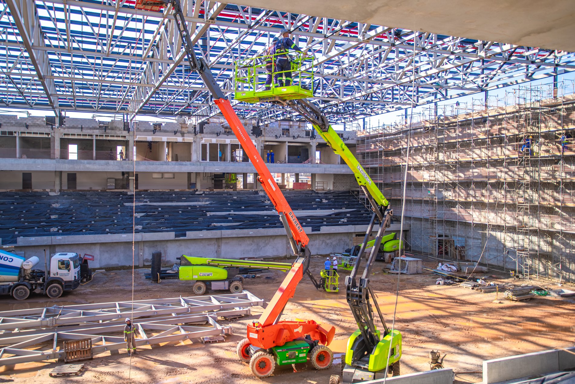 Construção da nova arena de Salvador