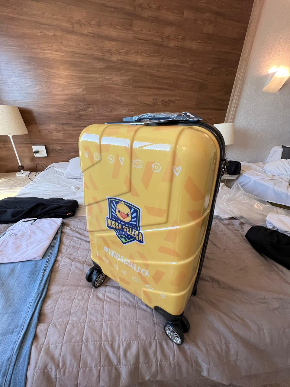 Vitor viajando para a Copa do Mundo do Catar
