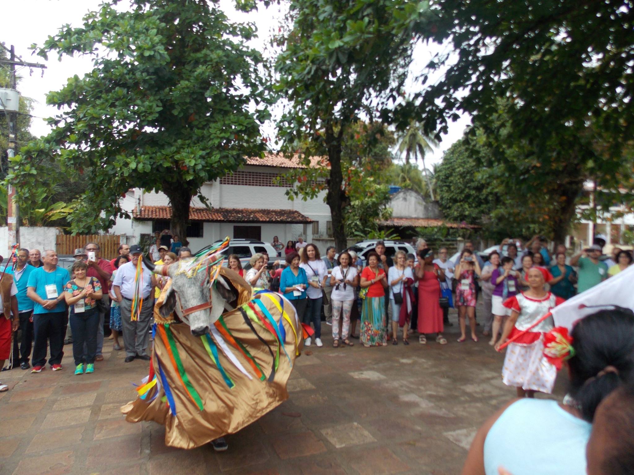 Tradicional festa do Boi Janeiro, na Ilha de Matarandiba'