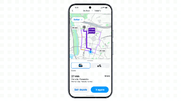 Waze para motociclistas