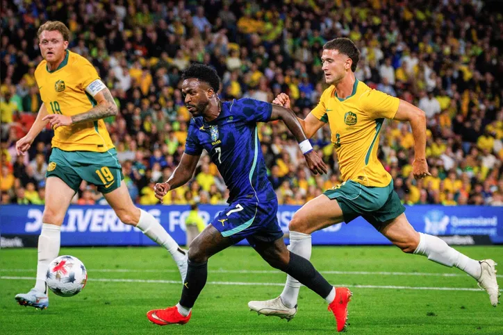 Vinicius Júnior foi o autor do quarto gol do Brasil na partida.