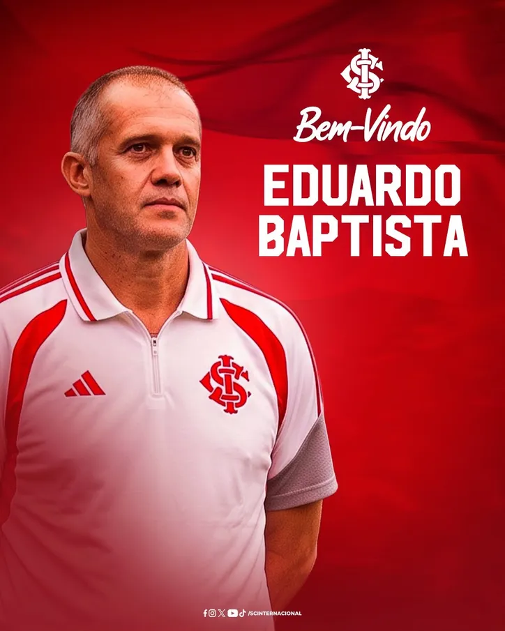 Eduardo Baptista é o novo técnico do Inter