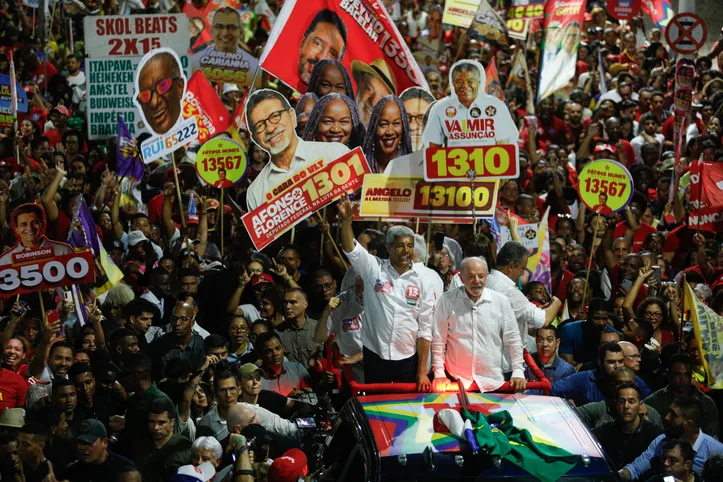 O presidente Lula e o governador Jerônimo Rodrigues, ambos candidatos à reeleição