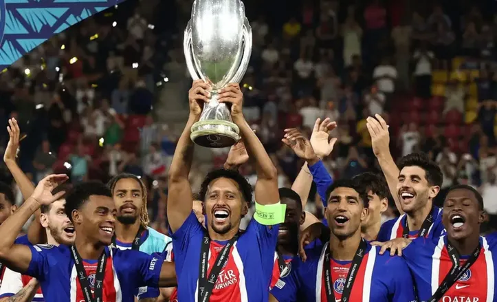 Marquinhos com o PSG