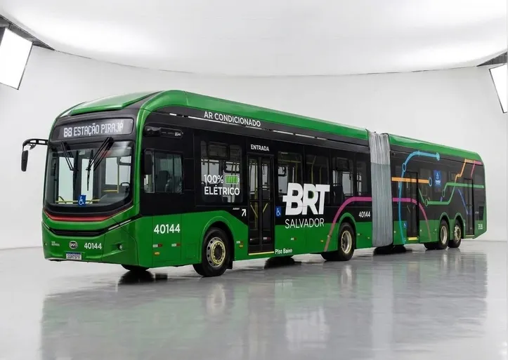Imagem ilustrativa da imagem BRT Salvador terá dez novos ônibus elétricos para ampliar conexões; veja bairros