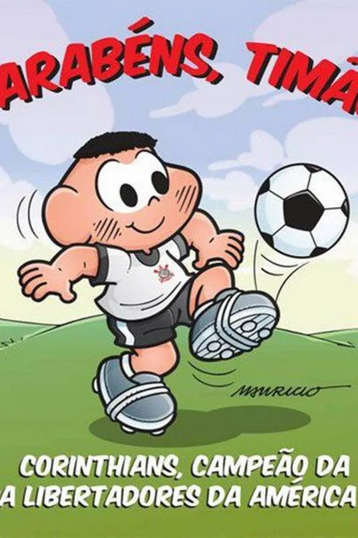 Casc&atilde;o parabenizando o Corinthians
