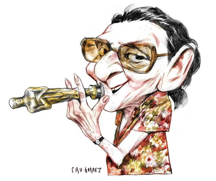Charge de Cau Gomez que venceu o prêmio
