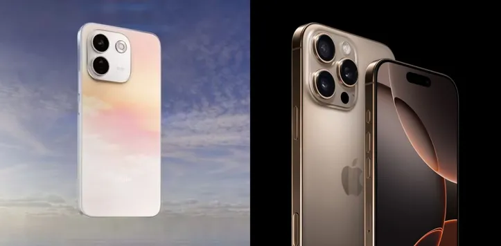 Comparação do novo Xiaomi com o iPhone 16