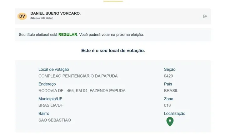 Justiça Eleitoral permite voto de presos provisórios que não possuem condenação criminal definitiva
