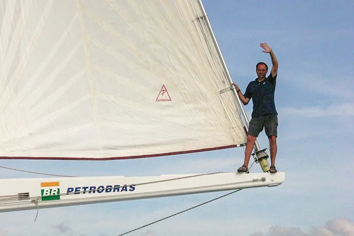 Amyr Klink no mar