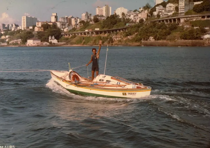 Amyr Klink no mar