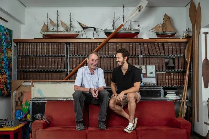 Amyr Klink e Filipe Bragança