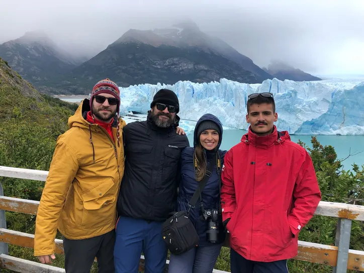 Registros das viagens de Mauro, Vanessa e João Vitor