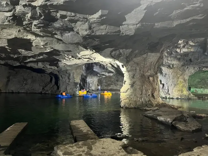 Gruta do Anjo, um dos pontos turísticos do Circuito das Águas Paulista